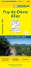 Michelin Kort - France Blad 326 Allier Puy De Dome - English Book