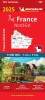 Michelin Kort - France Northeastern 2025 - English Book