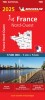 Michelin Kort - France Northwest 2025 - English Book