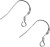 Fransk Ørekrog - L 14 Mm - Sterling Sølv - 10 Stk