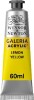 Winsor Newton - Galeria Akrylmaling - Citron Gul 60 Ml