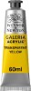 Winsor Newton - Galeria Akrylmaling - Transparent Gul 60 Ml