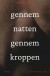 Gennem Natten Gennem Kroppen - Bog