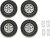 Gf-01 Cc Tire Spring Set - 54742 - Tamiya