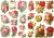 Glansbilleder - Blomster Rosenmix - 2 Ark