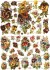 Glansbilleder - Blomster Stedmoder - 2 Ark
