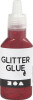 Glitterlim - Rød - 25 Ml