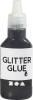 Glitterlim - Sort - 25 Ml