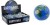 Globe Glitterball 6 50 Cm - Bold Med Vand Og Verdenskort