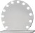 Glow Up - Makeup Artist Mirror - Round W 12 Led Lamps - White