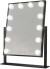 Glow Up- Makeup Artist Mirror - Square Tilt W 12 Led Lamps - Black