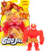 Goo Jit Zu - Goo Power Blazagon 43162