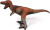 Green Rubber Toys - Tyrannosaurus Rex Dino Figur