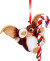 Gremlins - Gizmo Festive Candy Cane Hanging Ornament