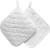 Grydelapper - Str 20X20 Cm - 145 G - Hvid - 1 Par