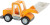 Gummiged Legetøj I Træ - Orange - Small Foot