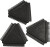 Gummispartler - Str 9 Cm - Sort - 3 Stk