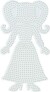 Hama Midi Perleplade - Teenager Pige - 23X12 5 Cm - 304