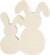 Harer - H 17 Cm - B 16 Cm - Tykkelse 2 Cm