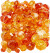 Harmoni Facetperlemix - Str 4-12 Mm - Hulstr 1-2 5 Mm - Gul - 32227 - 250 G