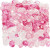 Harmoni Facetperlemix - Str 4-12 Mm - Hulstr 1-2 5 Mm - Pink - 081 - 250 G