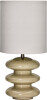 House Doctor - Bordlampe - Hdstep - L - Glas - Sand Råhvid