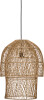 House Doctor - Lampeskærm - Getti - Rattan - Natural - Ø 40 Cm