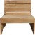 House Doctor - Loungestol - Woodie - Natur