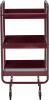 House Doctor - Rullevogn Med Hylder - Roll - Bordeaux - Stål
