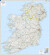 Michelin Kort - Ireland Wall Map