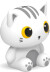 Itotal - Sparegris - White Cat - 27 Cm
