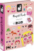 Janod - Magneti Book - Girl S Crazy Faces - 55 Magnets