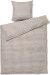 Juna - Bæk Bølge Sengetøj 140X200 Cm - Grå Birk