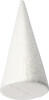 Kegle - H 25 Cm - Ø 10 Cm - Hvid - 1 Stk