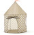 Kids Concept - Legetelt - Khaki Med Tern - 100X100X130 Cm
