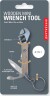 Kikkerland - Wooden Mini Wrench Tool - Mini Multitool Svensknøgle