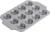 Kitchenaid - Metal Bakeware Mini Round Cake Pan 12Pcs - Silver