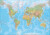 Maps International - Verdenskort Plakat - 70X100 Cm - 4 Stk