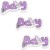 Knapper - Baby Lilla - Ca 3 Cm - 12 Stk
