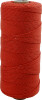Knyttegarn - Tykkelse 1 Mm - L 315 M - Tynd Kvalitet 1212 - Rød - 220 G