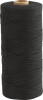 Knyttegarn - Tykkelse 1 Mm - L 315 M - Tynd Kvalitet 1212 - Sort - 220 G