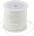 Knyttesnor - Tykkelse 1 Mm - Polyester - Hvid - 50 M