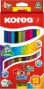 Kores Kolores Duo - 12 Trekantede Farveblyanter
