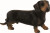 Gravhund Figur - Korthåret - 65441 - Bullyland