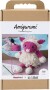 Kreativt Sæt Med Amigurumi - Får - Pink - Offwhite