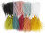 Kunstige Fjer - L 15 Cm - B 8 Cm - Flere Farver - 100 Stk