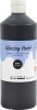 Lasurmaling - Mat - Transparent - Sort - 500 Ml
