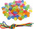 Lav Perlekæde - 70 Transparente Perler Med Snor