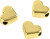 Ledperle - Str 5 5X7 Mm - Hulstr 1 Mm - Forgyldt - 3 Stk