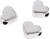 Ledperle - Str 5 5X7 Mm - Hulstr 1 Mm - Forsølvet - 3 Stk